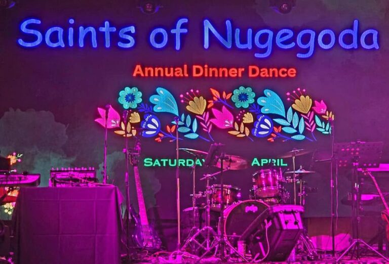 Saints of Nugegoda & St. Joseph’s College Nugegoda Dance – in memory of Ondray Ephraums – photos and write up by Trevine Rodrigo (Melbourne)