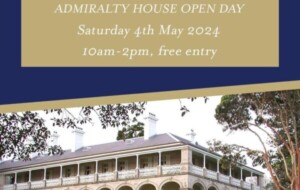 The Admiralty House Open Day is on Saturday 4 May from 10am-2pm