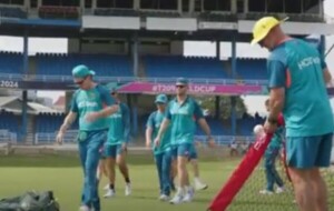 Additional training vision of the Australian team at the ICC Men’s T20 World Cup as the side prepares for its warmup matches.
