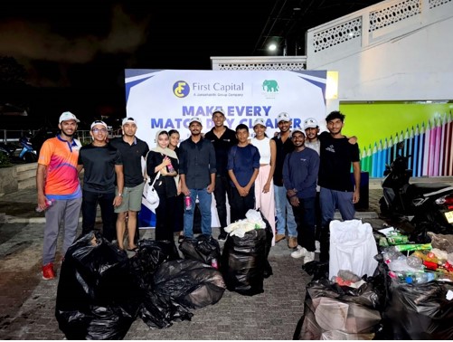 Photo Blurb – “Make Every Match Day Clean” – An initiative by First Capital together with Sri Lanka Rugby