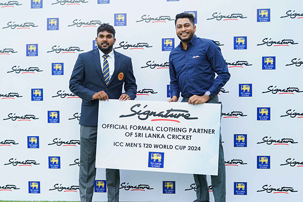 Signature teams up with Sri Lanka Cricket as ‘Official Formal Clothing Partner’ for ICC Men’s T20 World Cup 2024