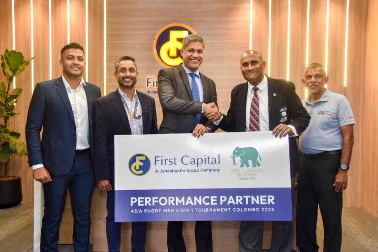First Capital Partners with Sri Lanka Rugby in the Asia Rugby Division 1 Tournament