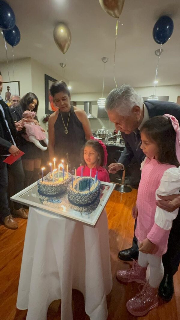 uncle Ralph Speck's 90th birthday celebration in Keysborough. - By Trevine Rodrigo