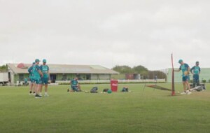 Training vision and footage of the Australian men’s team in the Carribean leading into the ICC Men’s T20 World Cup.