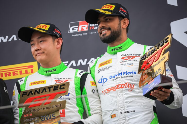 Eshan Pieris Brings Home a Triumphant Silver Class Win at Fanatec GT World Challenge Asia 2024!