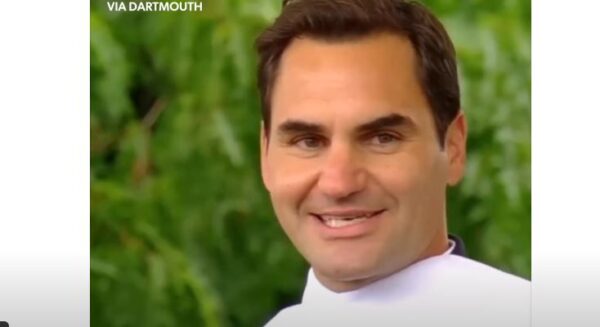 Lessons For Life …. from Roger Federer … in Dartmouth & in Curate’s Gown in