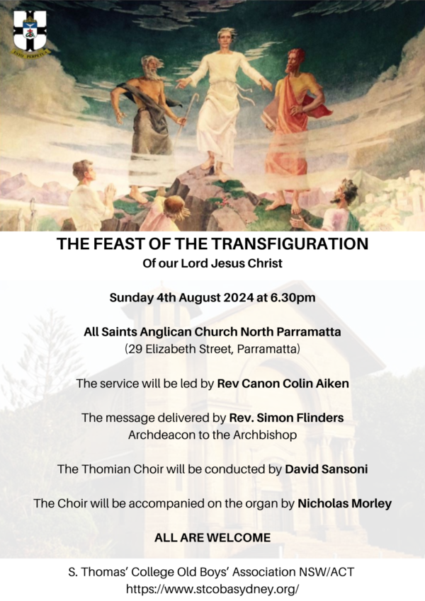 The Feast of the Transfiguration of our Lord Jesus Christ – 2024 - 4th of August at 6:30 pm ( Sydney Event )