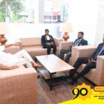 1. Chairman, Asoka Hettigoda, Hettigoda Industries (Pvt) Ltd with the Sri Lankan Olympic Athletes at the felicitation at the Siddhalepa Anarva Hotel, Mount Lavinia.