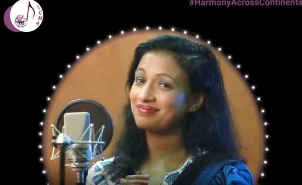 Kanchi ( Dr. Kanchanamala Ranasinghe ) wins classical singing award from the Asian Continent (1)