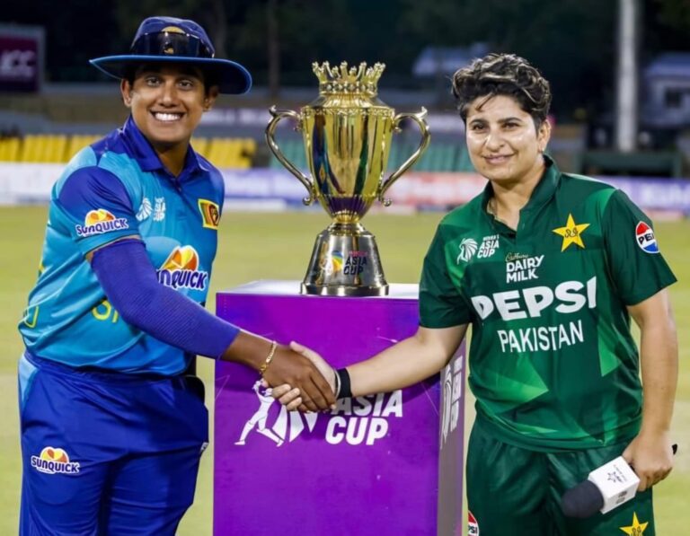 Sri Lanka scramble into Asia Cup final in much anticipated clash with India.  Athapaththu leads from the front in nail biting win over Pakistan.  – BY TREVINE RODRIGO IN MELBOURNE. 
