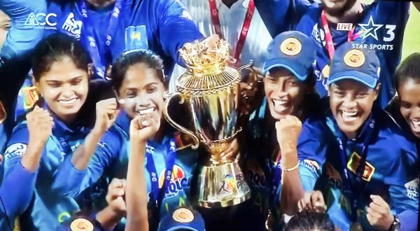 Sri Lanka women’s crowning moment of glory as they grab the Asia Cup. 