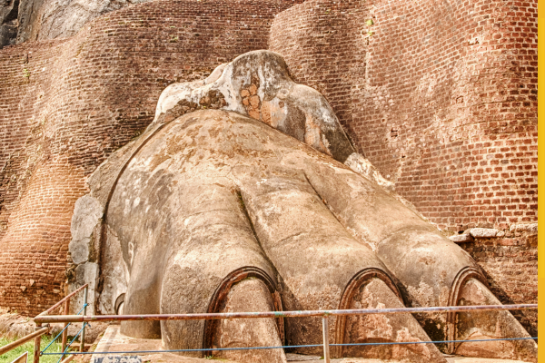 Weathered Stone Carving in Ceylon (2)
