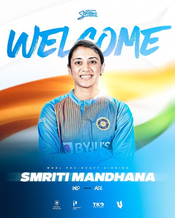 Indian cricketer Smriti Mandhana, one of the leading stars in women’s cricket has joined the Strikers for the upcoming WBBL|10 season.