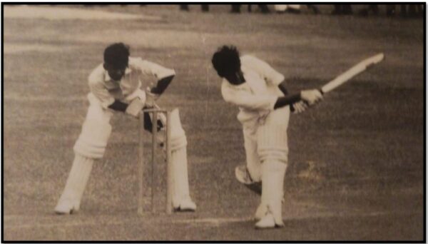 Ravi Satha batting against Ananda College 1971, at Mount ...