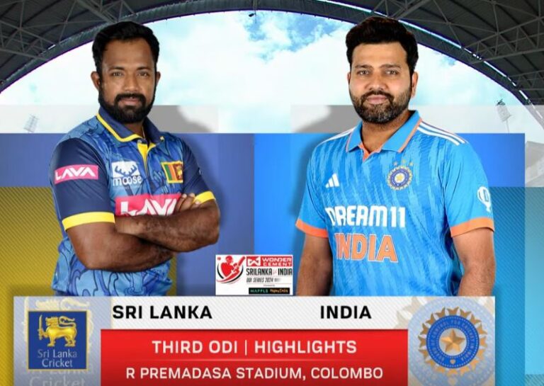 Watch Sri Lanka vs India ODI – India tour of Sri Lanka 2024
