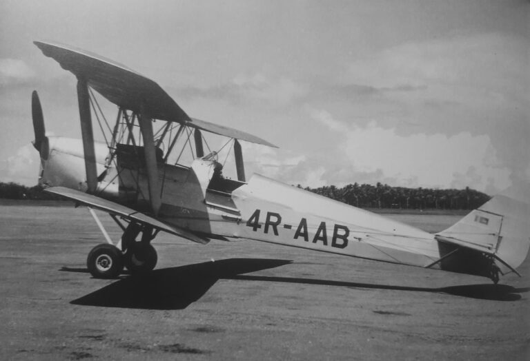 The Tiger Moth Story – By Capt. Elmo Jayawardena