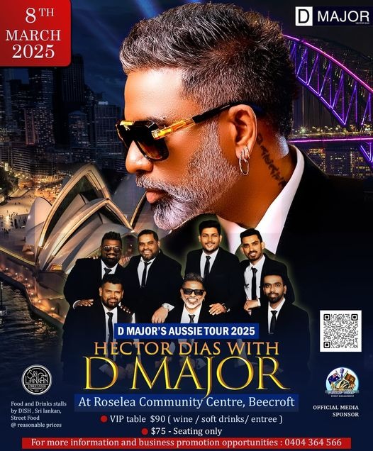 D MAJOR'S AUSSIE TOUR 2025 - HECTOR DIAS WITH D MAJOR - 8 TH MARCH 2025 -( Sydney Event )