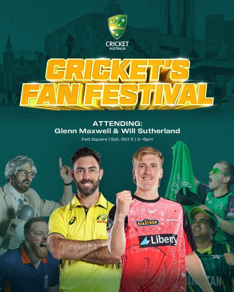 Maxwell, Younus and Fleming to celebrate Australian summer on 5 October