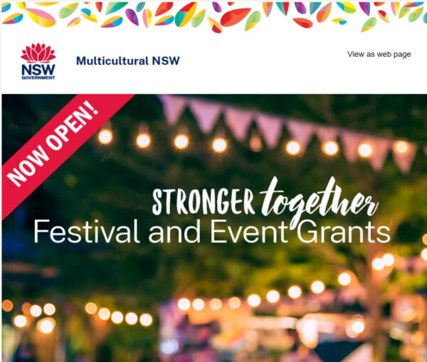 Multicultural NSW Stronger Together Festival and Event Grants