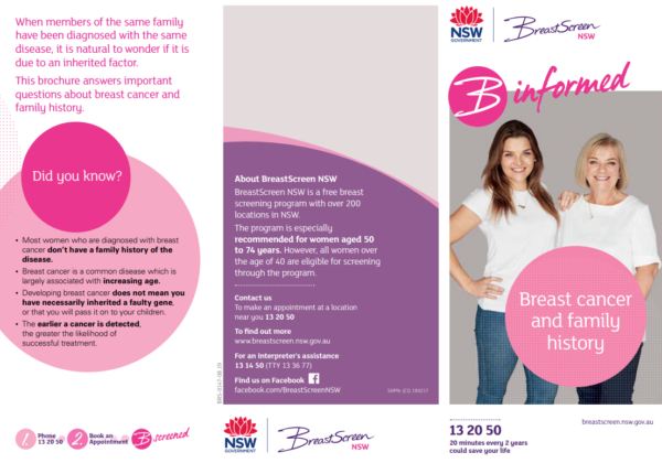 Breast cancer and family history