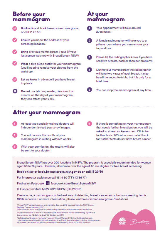October is Breast Cancer Awareness Month Be a friend. Tell a friend about the importance of breast screening. Early detection saves lives 