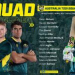 The National Selection Panel (NSP) today confirmed the Australian men’s squad for the T20 International Series against Pakistan next month.