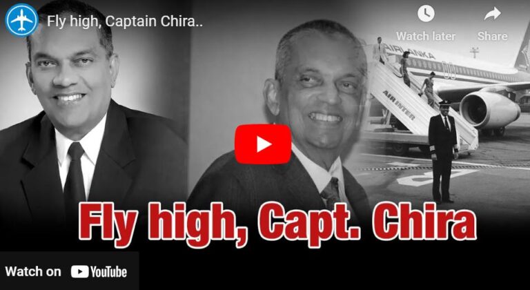 Fly high, Captain Chira..