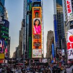 CBS Correspondent Shanelle Kaul featured on NYC Billboard and the White House