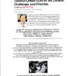A talk by Prof Siri Hettige and a visit to the VMSL Library - Sunday 8th December 2024 - 7PM ( Sydney Event)