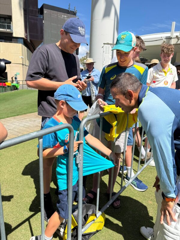 An Open Day Australia Cricket Team Training Session at Adelaide Oval today (3 December 2024)