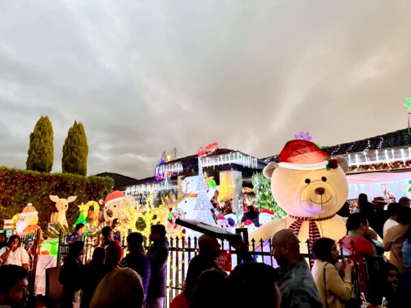 Celebrating Christmas at Millon and Sandra De Kauwe's home