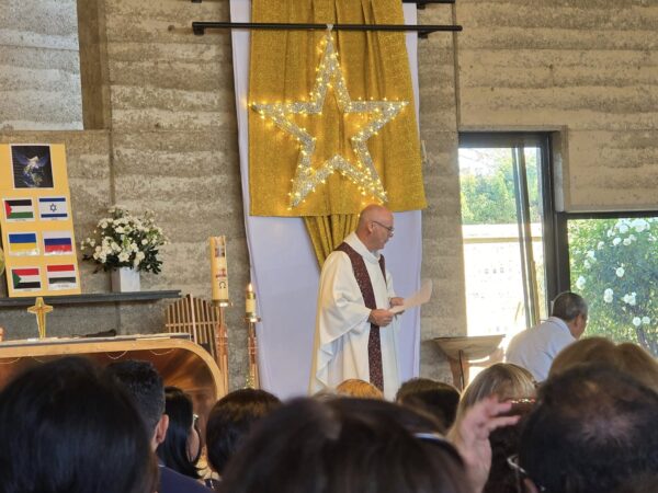 Christmas day in mass at Resurrection Church in Keysborough