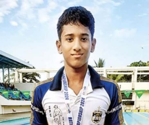 PETERITE SWIMMER BREAKS A DECADE OLD JUNIOR SWIMMING RECORD