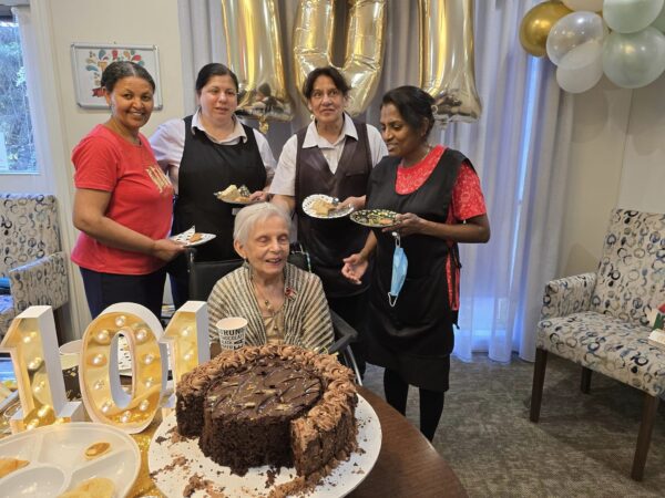 celebrate Carmen De Vos's 101st birthday.