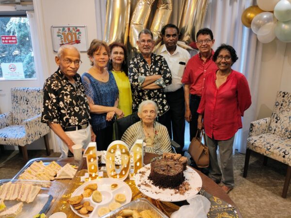 celebrate Carmen De Vos's 101st birthday.