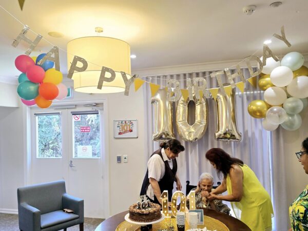 celebrate Carmen De Vos's 101st birthday.