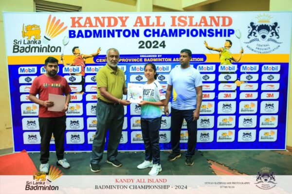 Young Rozeth Dias a Badminton Champion in the making - By Sunil Thenabadu