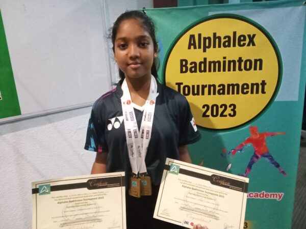 Young Rozeth Dias a Badminton Champion in the making - By Sunil Thenabadu