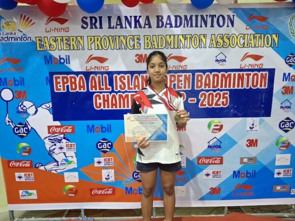Young Rozeth Dias a Badminton Champion in the making - By Sunil Thenabadu