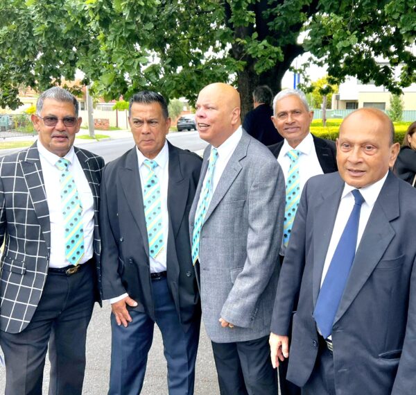 Fitting send off for a Marian champion. Bernard Rulach accorded a heroes farewell. 9 - BY TREVINE RODRIGO IN MELBOURNE. (eLanka Sports Editor).