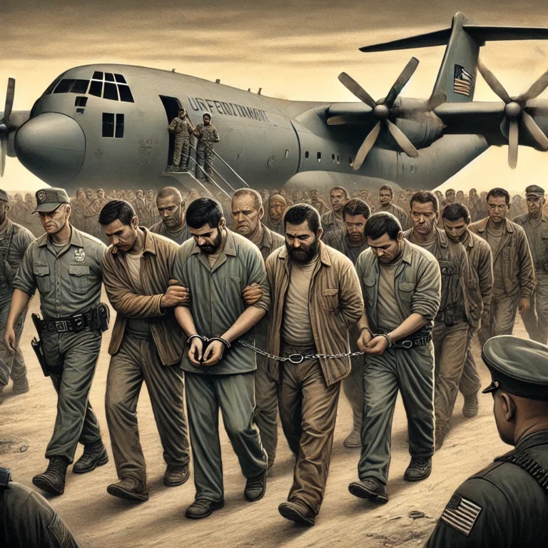 HANDCUFFED DEPORTEES   –   IS TRUMP ADMINISTRATION ARROGANT, INHUMAN AND UNCIVILISED ? – By N.S.Venkataraman