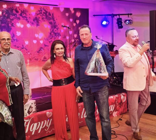 There was plenty of love in the air at a fabulous Valentine's Day celebration at Springvale RSL. - By TREVINE RODRIGO IN MELBOURNE.