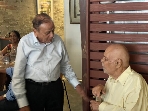  Victor Melder and Hugh Karunanayake honoured for their lifetime work in preserving history - By Beverley Pinde