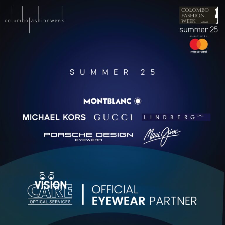 Vision Care Set to Bring Global Eyewear Trends to Colombo Fashion Week Summer 2025