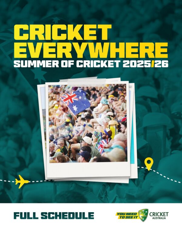 Cricket Everywhere in Season 2025-26 International Schedule