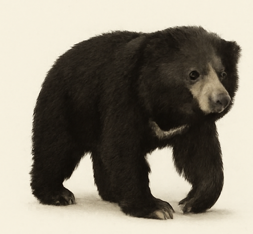 sri lanka sloth bear