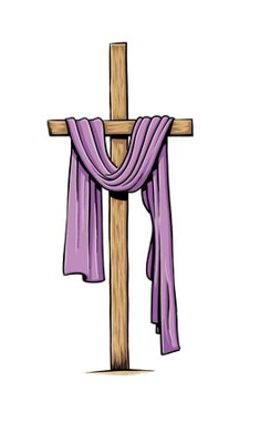 Cross after the statue is removed