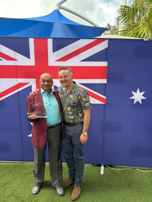 Royston D’Abrera (an Old Peterite) was honoured on Australia Day with the award of Fairfield Citizen of the Year