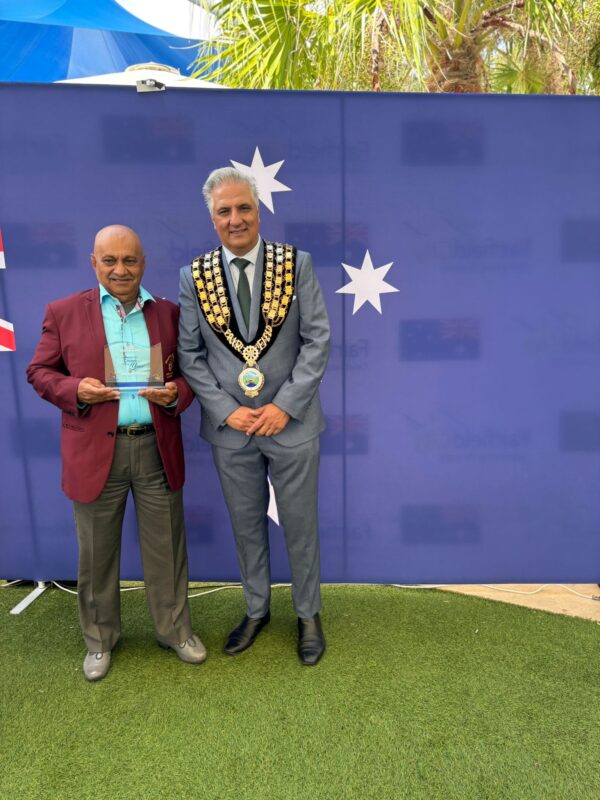 Royston D’Abrera (an Old Peterite) was honoured on Australia Day with the award of Fairfield Citizen of the Year