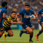 Sri Lanka dazzle and blow away Malaysia's aspirations. Comprehensive thrashing of a serious challenger. - BY TREVINE RODRIGO IN MELBOURNE. (ELanka sports editor)